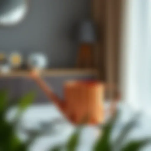 Stylish watering can with modern design