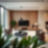 Elegant small seating group in a modern living room