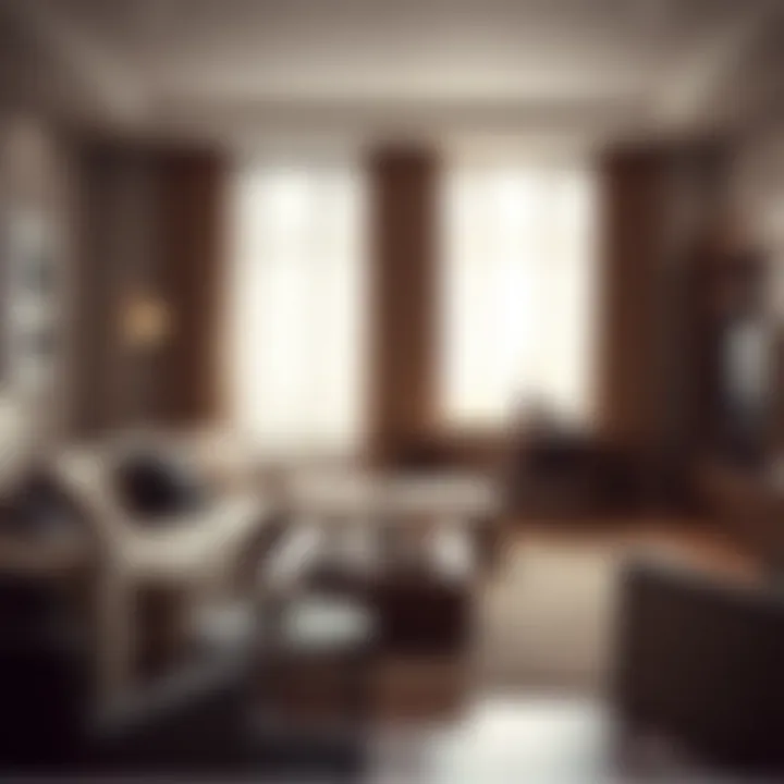 Aesthetic Appeal of Cabinet Handles in Living Spaces Sophisticated living room highlighting aesthetic cabinet handle choices