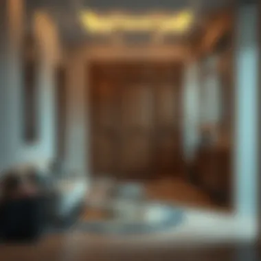 Combination of vestiyer, portmanto, and ayakkabılık in a stylish entryway