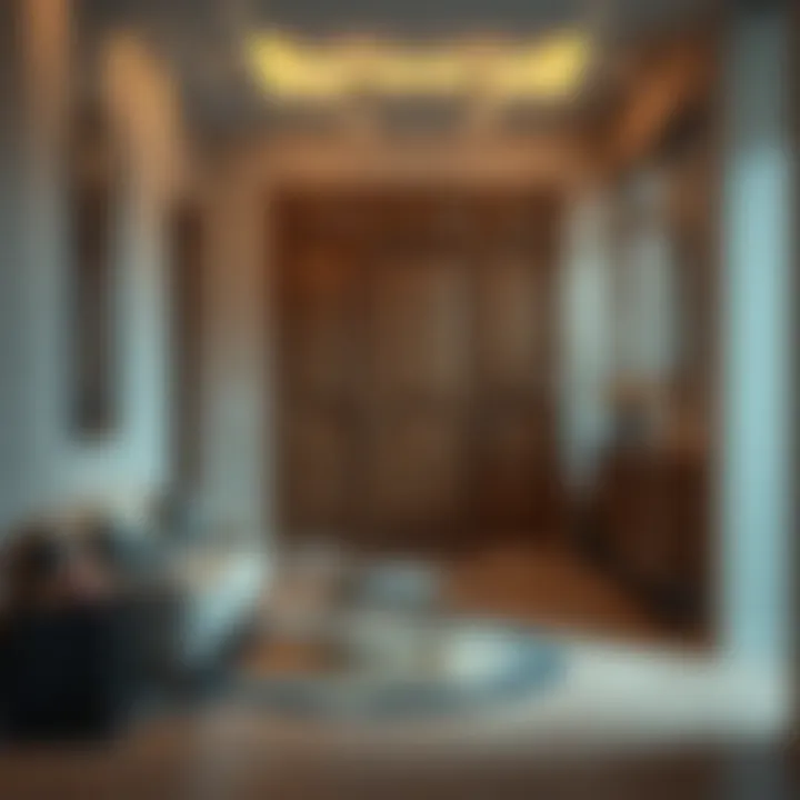 Combination of vestiyer, portmanto, and ayakkabılık in a stylish entryway