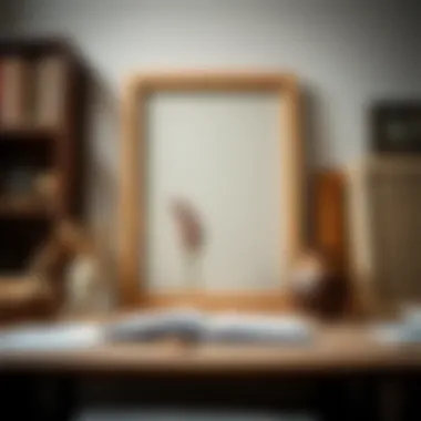 Skilled craftsmanship in frame making