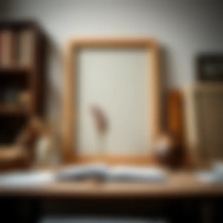 Skilled craftsmanship in frame making