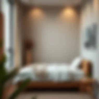 Cozy bedroom featuring a well-arranged single bed