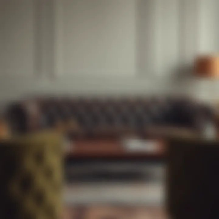 Chesterfield Sofa Craftsmanship Elegant Chesterfield sofa design showcasing craftsmanship