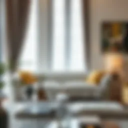 Transparent sofa cover showcasing modern design in stylish interior