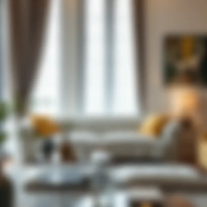 Transparent sofa cover showcasing modern design in stylish interior