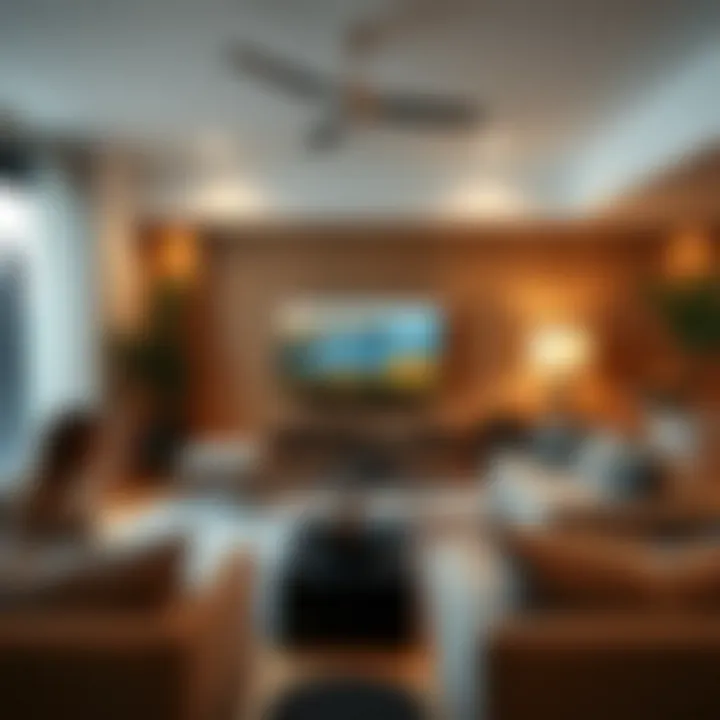 Incorporating TV in Modern Interior Design Stylish modern interior with well-placed television