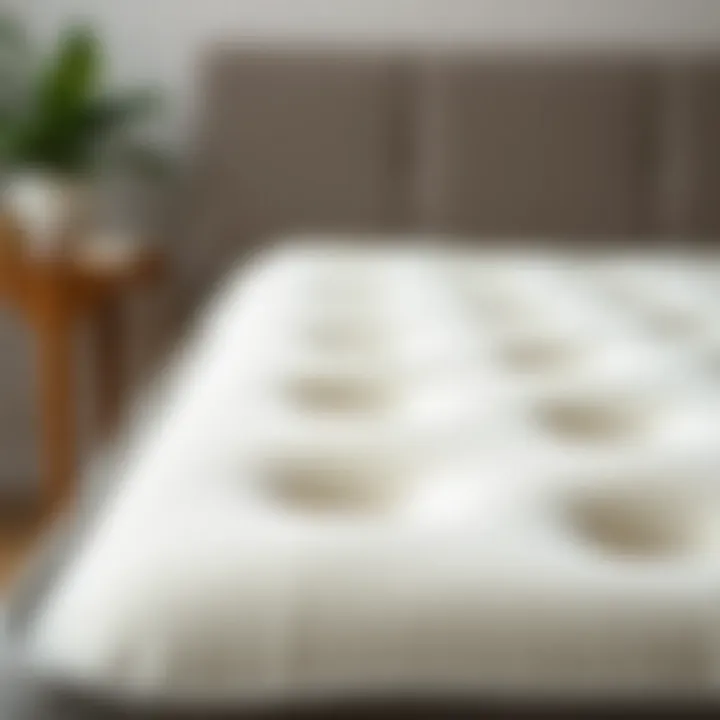 Mattress Material and Texture Close-up of mattress material and texture