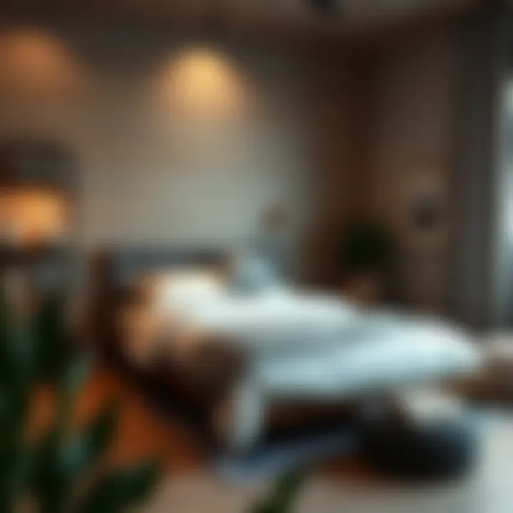 Cozy Bedroom with Single Bed Cozy bedroom with a single bed setup