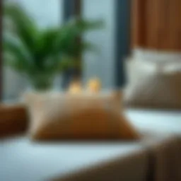 Innovative design of Yataş bamboo pillow showcasing comfort