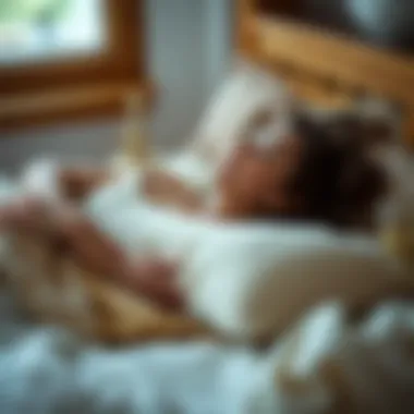 Restful Sleep with Yataş Bamboo Pillow Person enjoying restful sleep with Yataş bamboo pillow