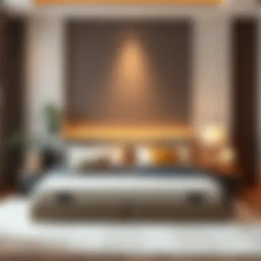 Harmonizing Comfort with Modern Aesthetics Elegant bedroom arrangement featuring Yataş mattress pad in modern decor