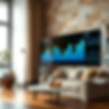 Comparative analysis of floor tile prices on a digital chart